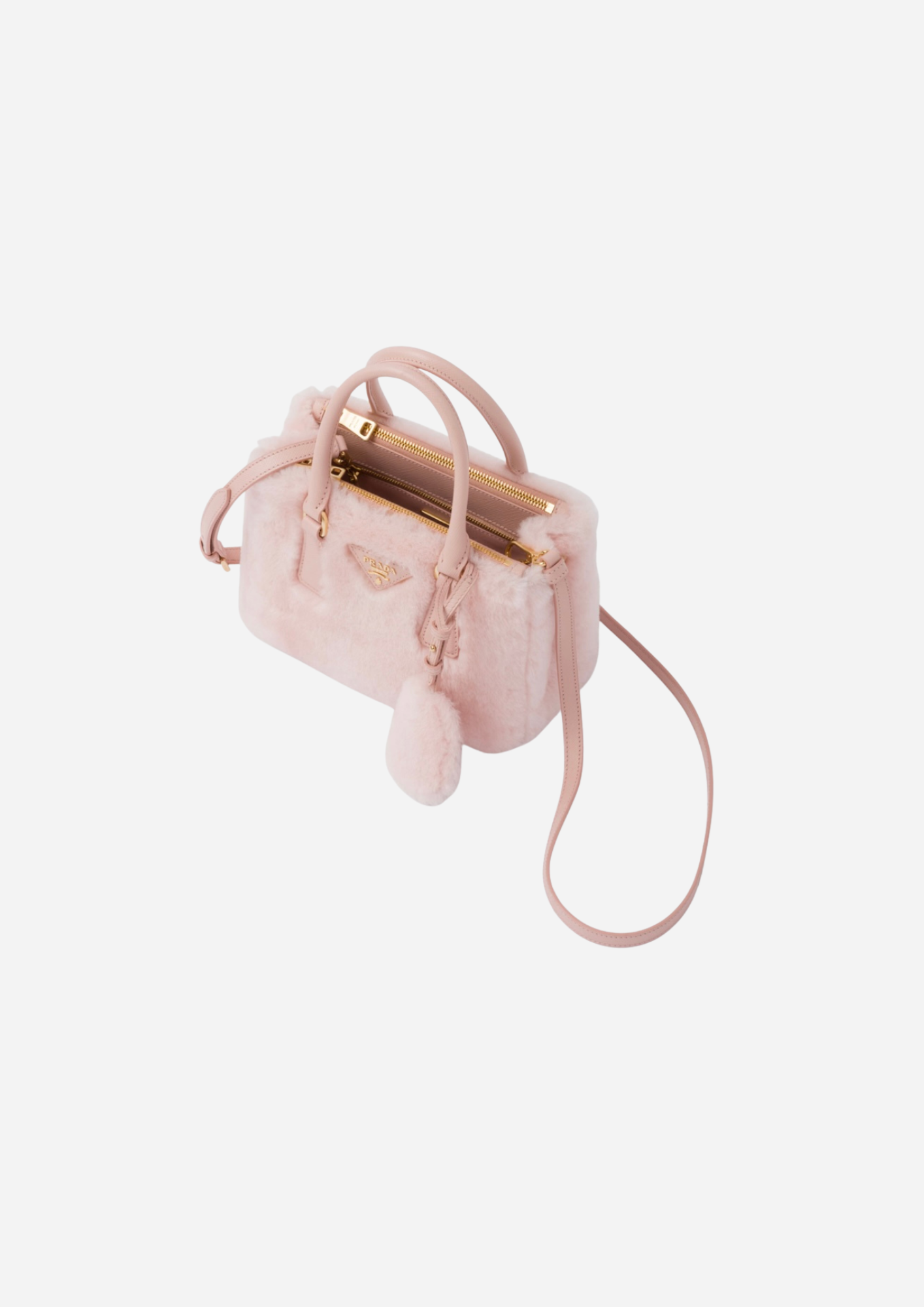 Väska Prada Galleria Mini i Rosa Montone