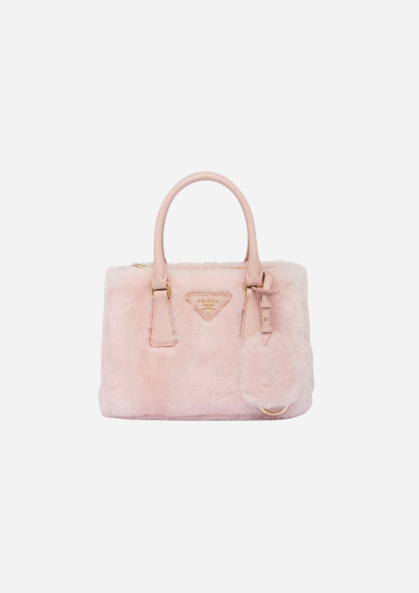 Väska Prada Galleria Mini i Rosa Montone
