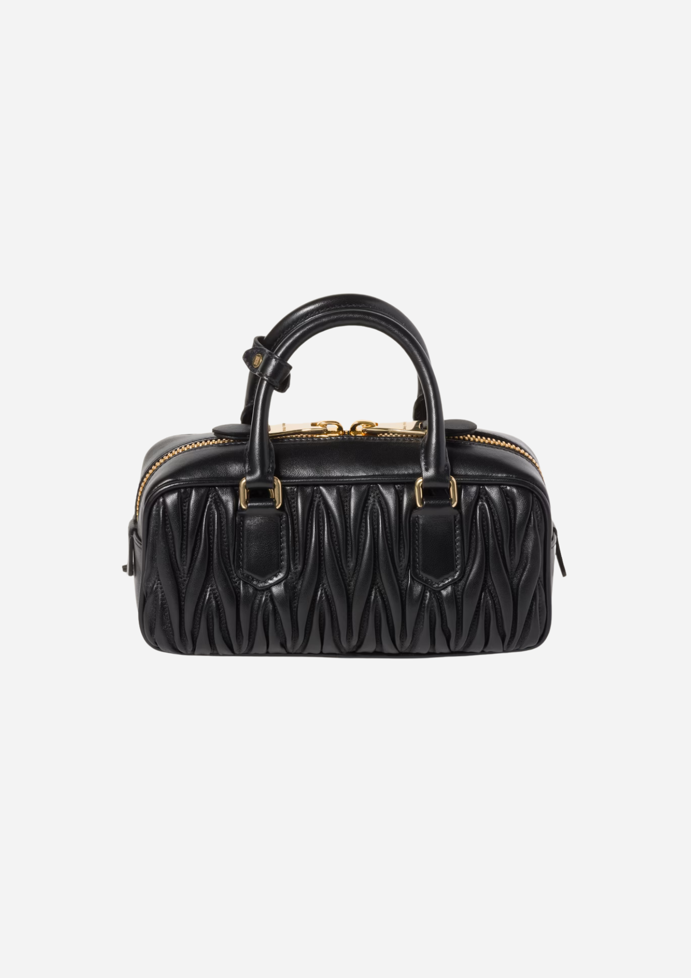 MIU MIU BORSA ARCADIE IN NAPPA MATELASSÉ REGULAR NERA