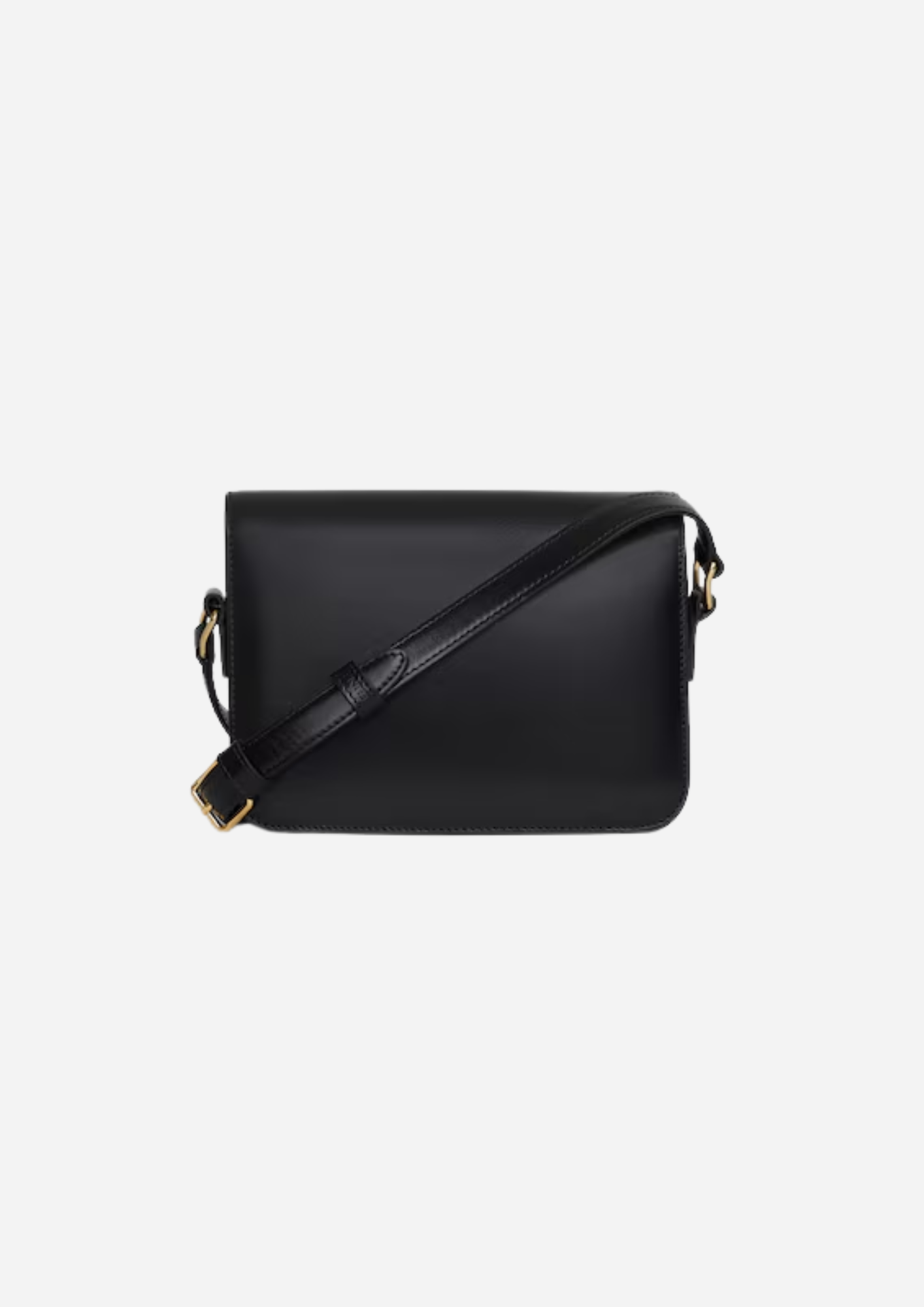 CELINE BORSA TEEN TRIOMPHE IN PELLE DI VITELLO LUCIDA NERA