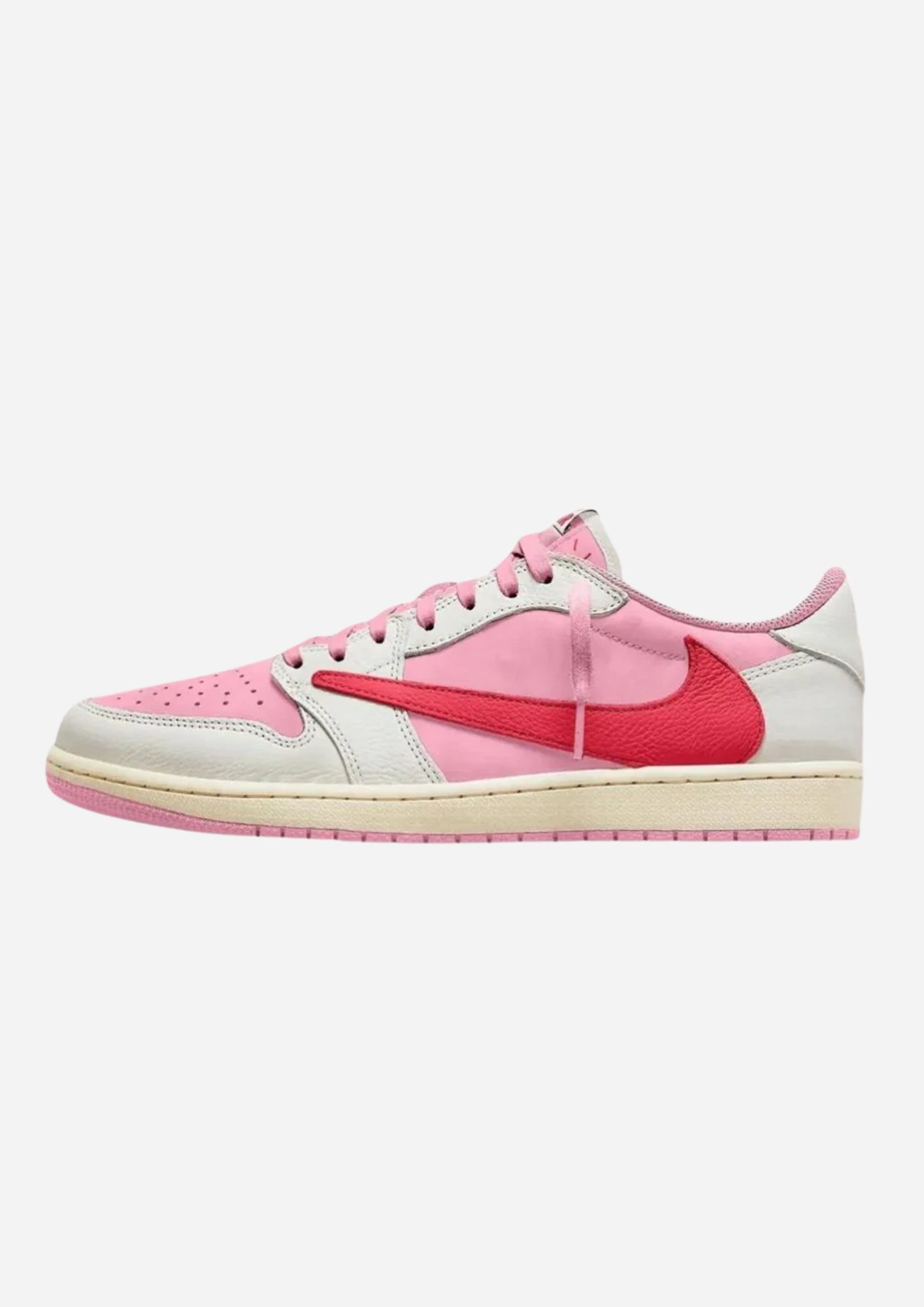 Air Jordan 1 Retro Low OG SP Travis Scott Sail Tropical Rosa (PRÉ-ENCOMENDA)