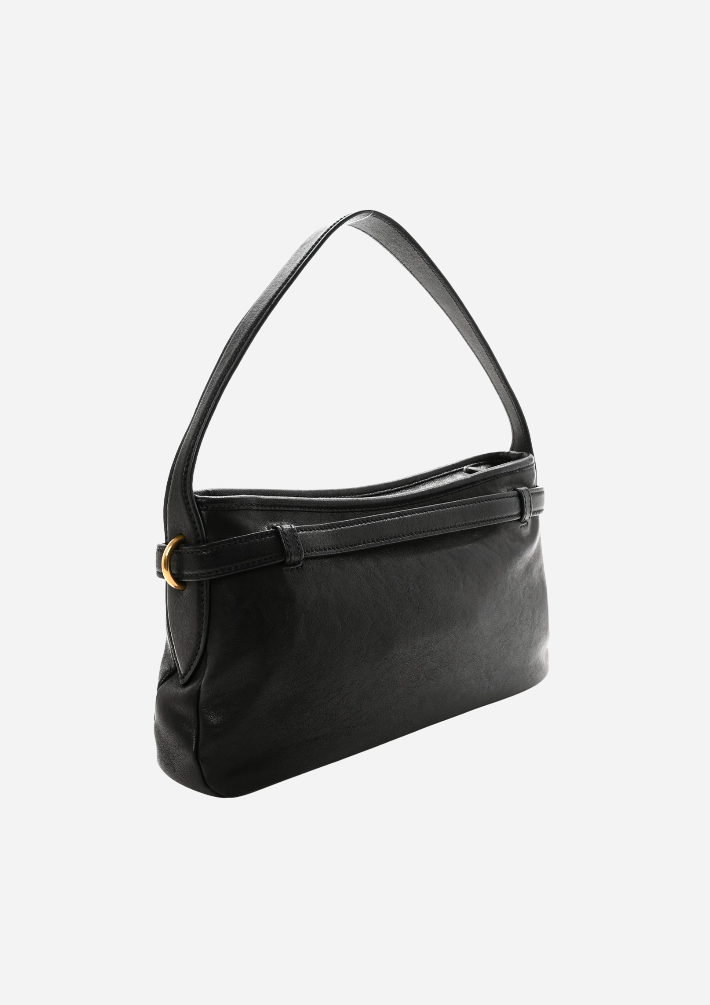 Miu Miu Borsa A Spalla Aventure Nera in Pelle Nappa