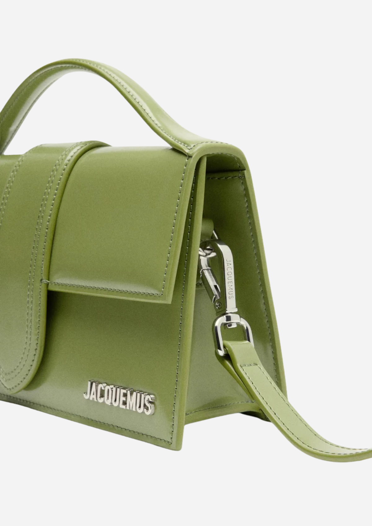 Jacquemus Le Grand Bambino Kaki Argent