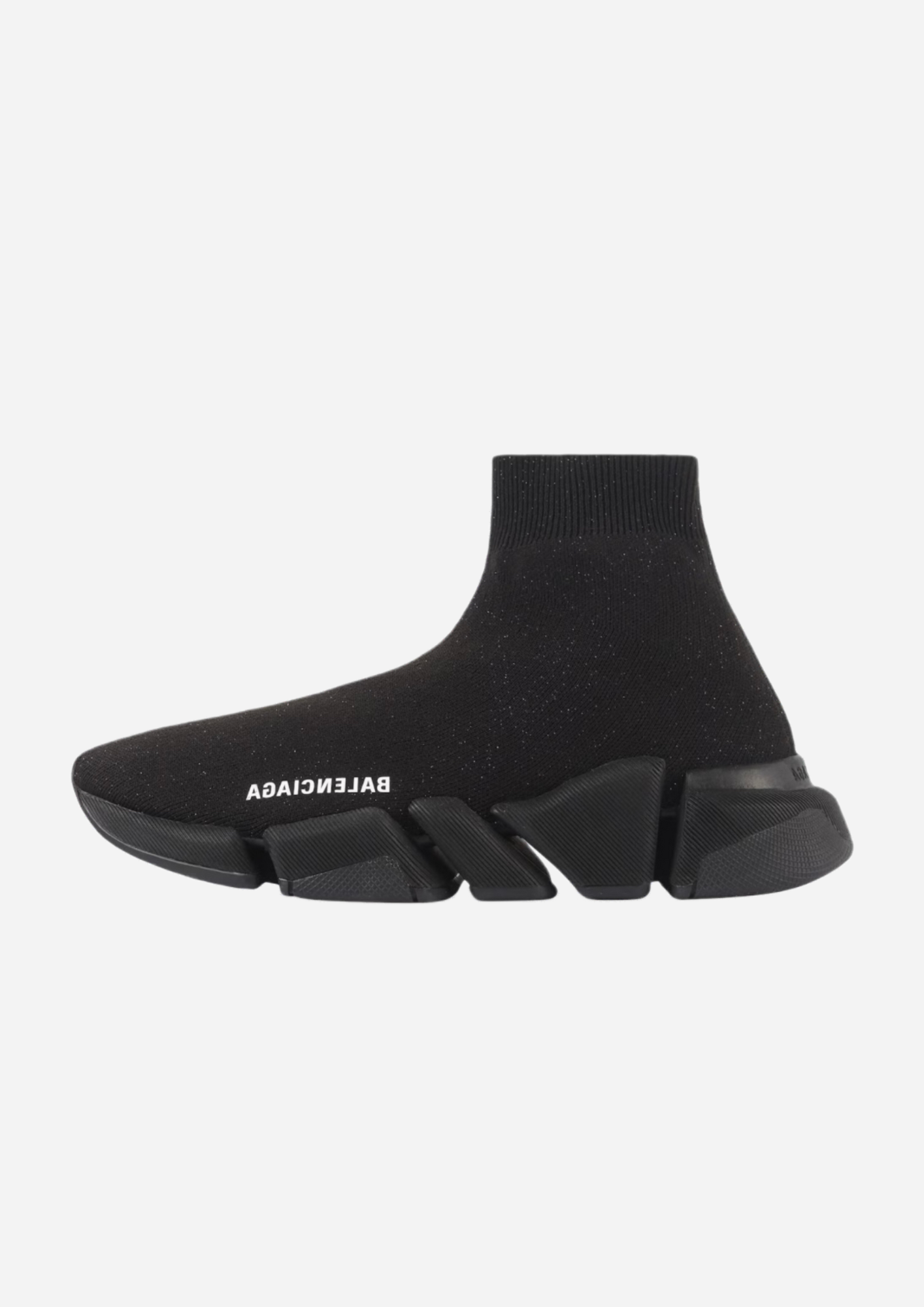 BALENCIAGA SPEED 2.0 RECYCLED KNIT MONOCROMATICHE DA UOMO IN NERO