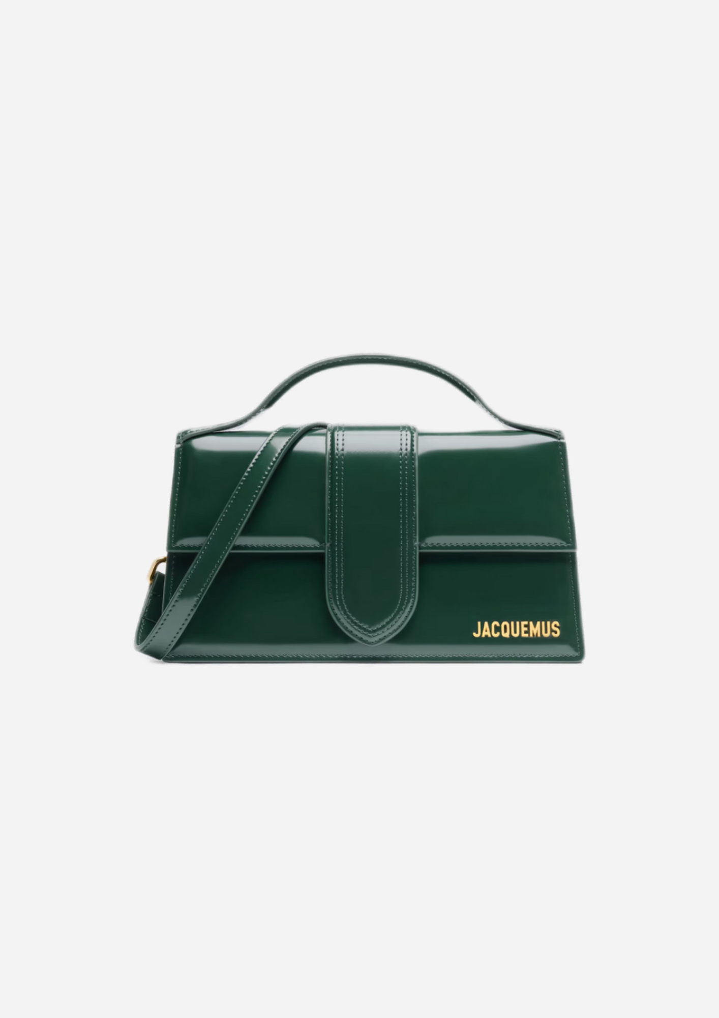 JACQUEMUS GRAND BAMBINO DARK GREEN