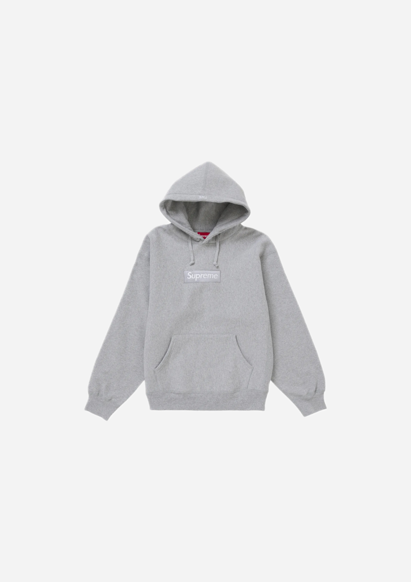 SUPREME BOX LOGO HEISGENSER (FW24) GRÅ