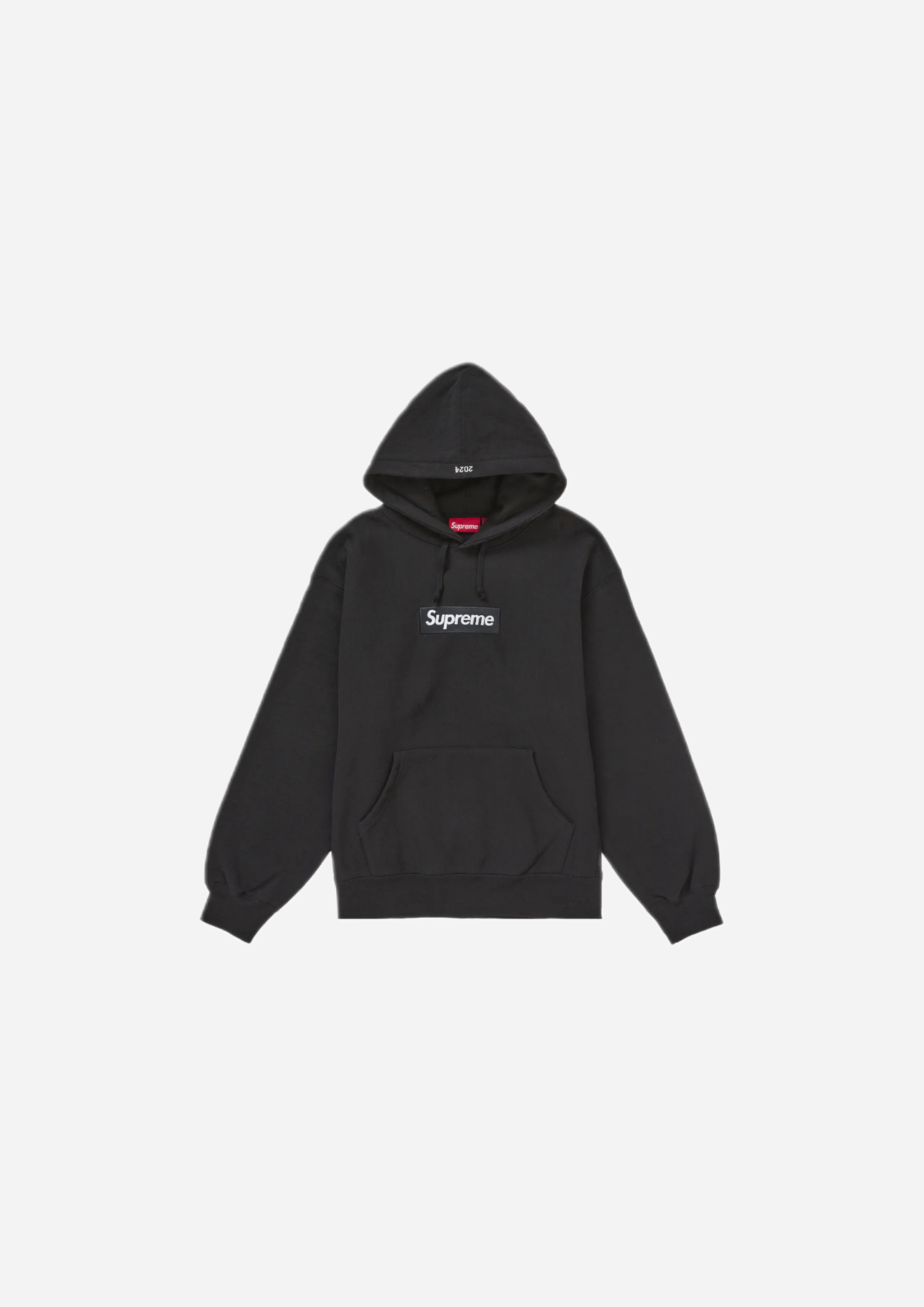 SUPREME BOX LOGO HOODED SWEATSHIRT (FW24) BLACK