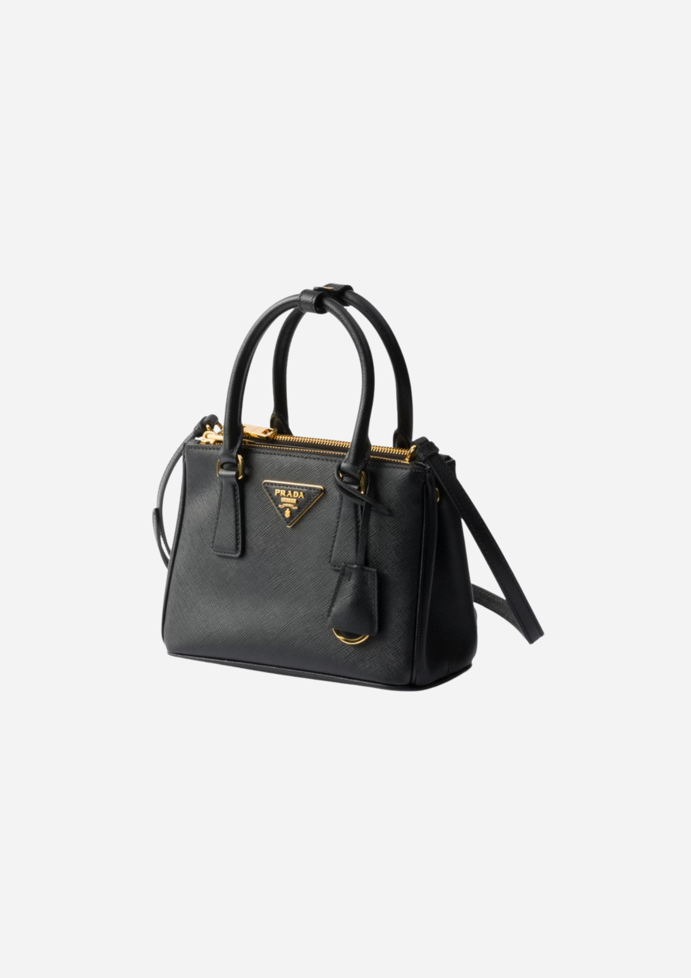 VÄSKA PRADA GALLERIA MINI I SAFFIANO SVART