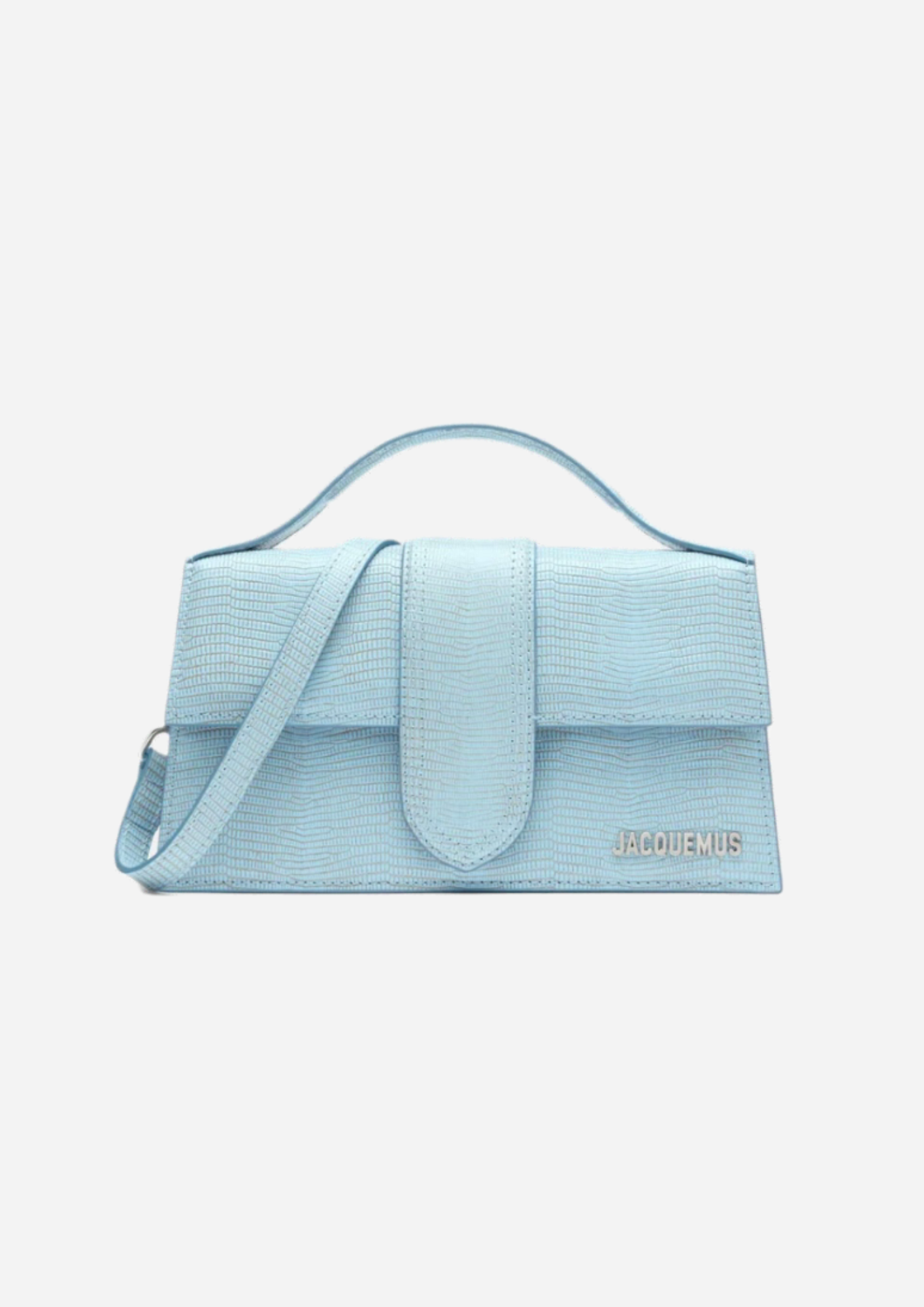Jacquemus Le Grand Bambino La Croisière Blu Chiaro, vista frontale