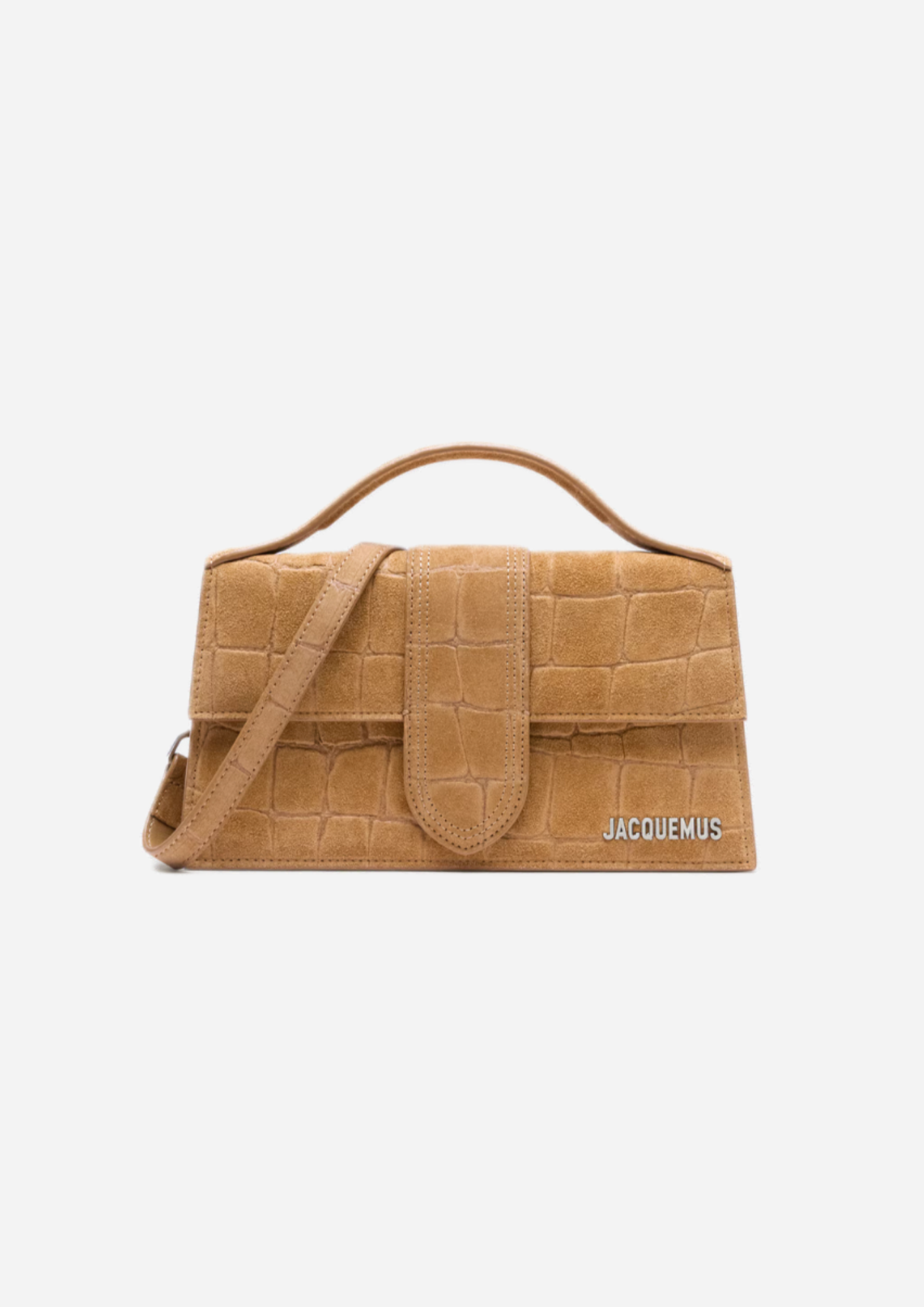 Jacquemus Le Grand Bambino La Croisière Camel, vista frontale