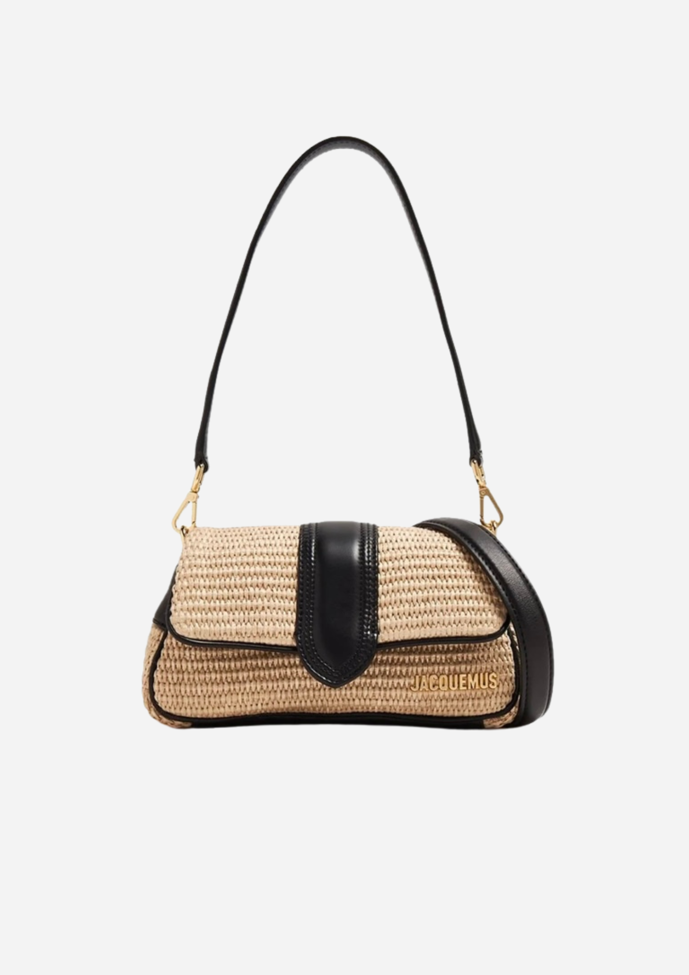 Jacquemus Le Petit Bambimou Nero e Avorio, vista frontale