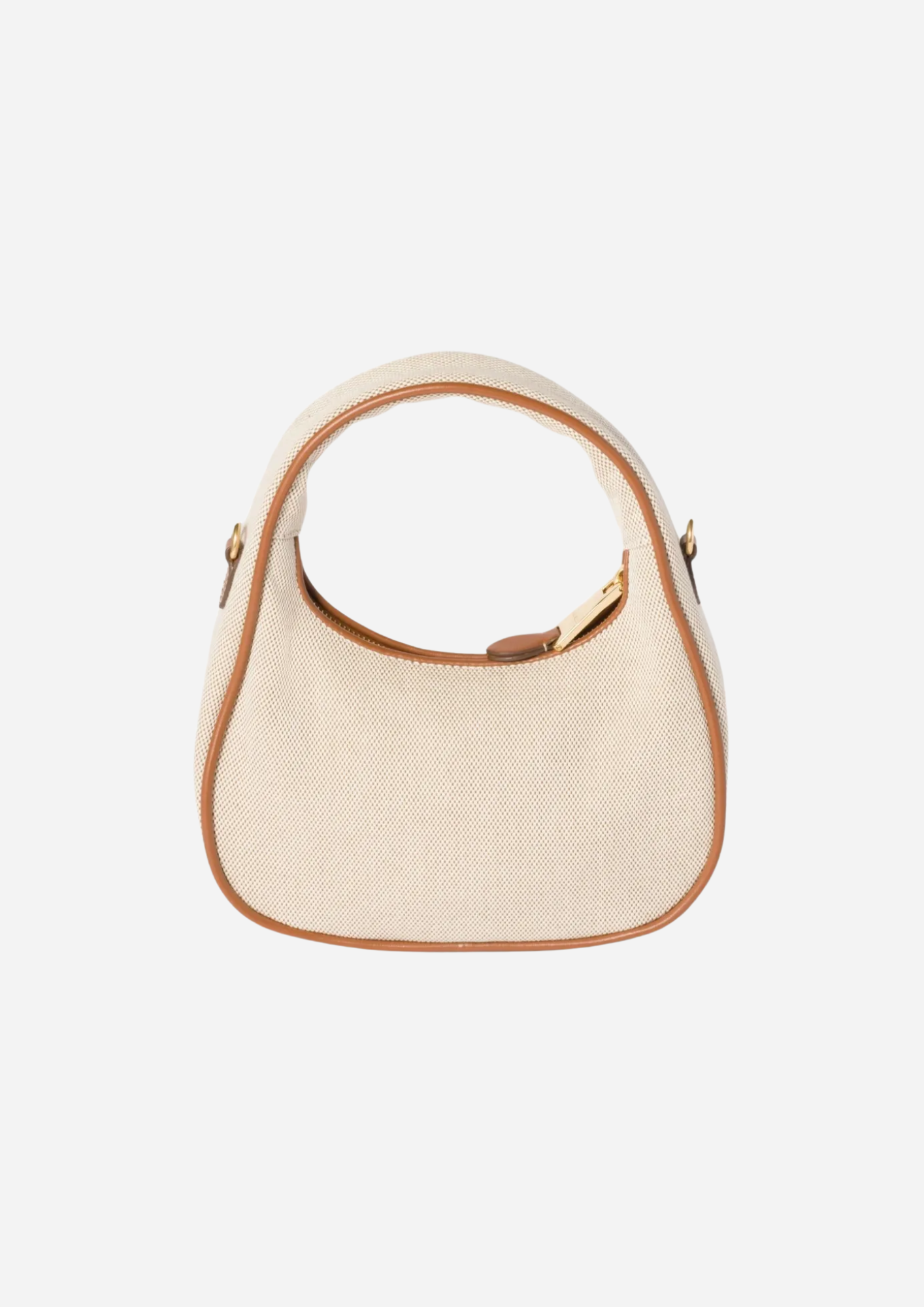 Miu Miu Wander Hobo Canvas Beige - 5BC125ACRNF062F | MilanoMarktPlace