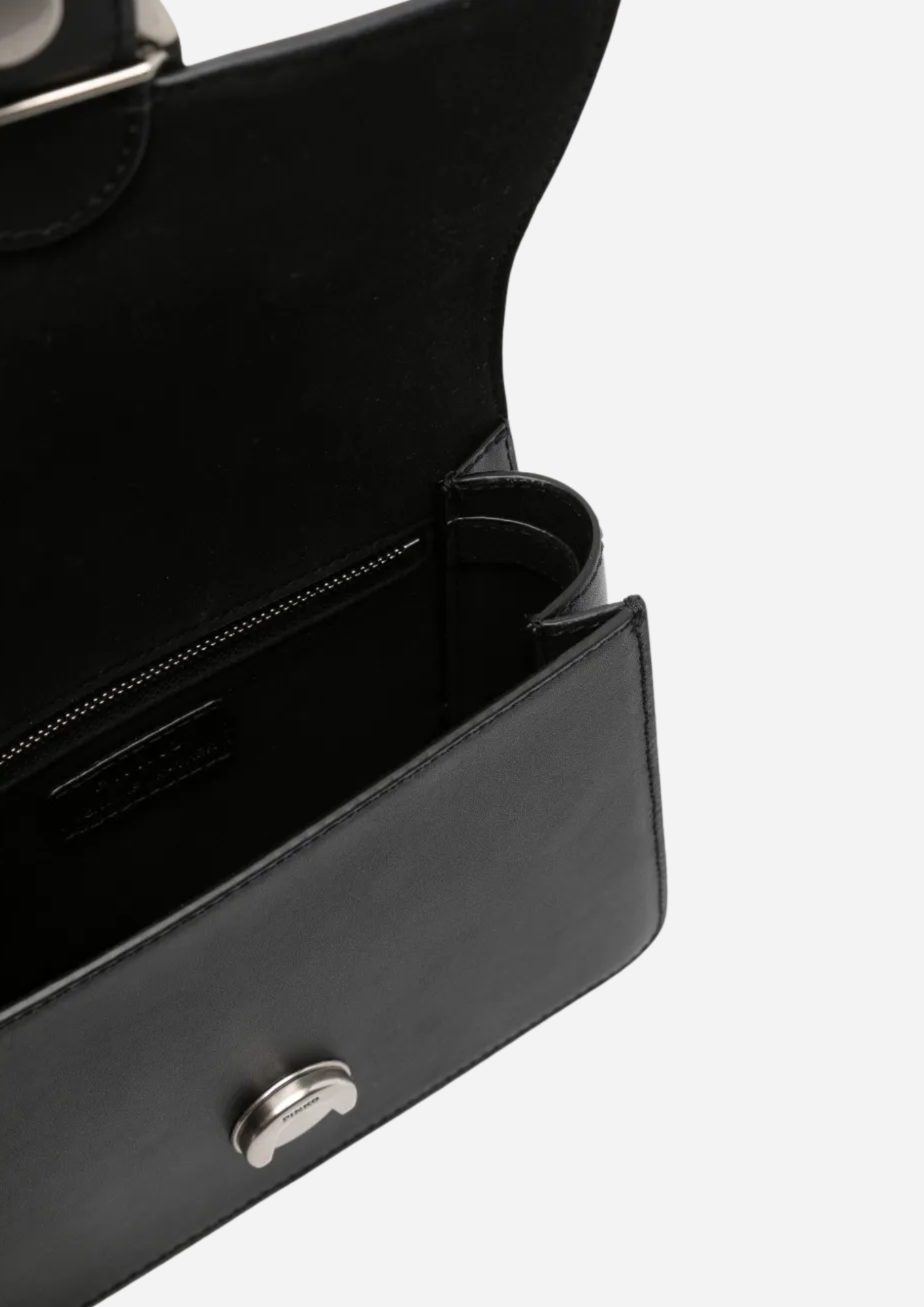 Interno della Pinko Mini Love Bag One Top Handle Light con tasca con zip