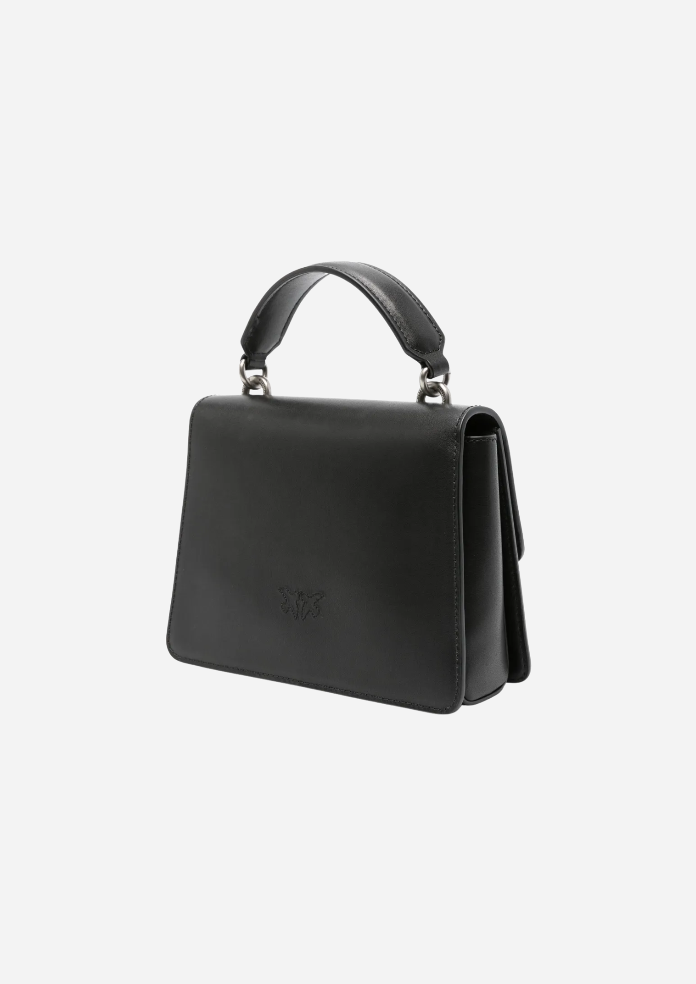 Vista posteriore della Pinko Mini Love Bag One Top Handle Light nera