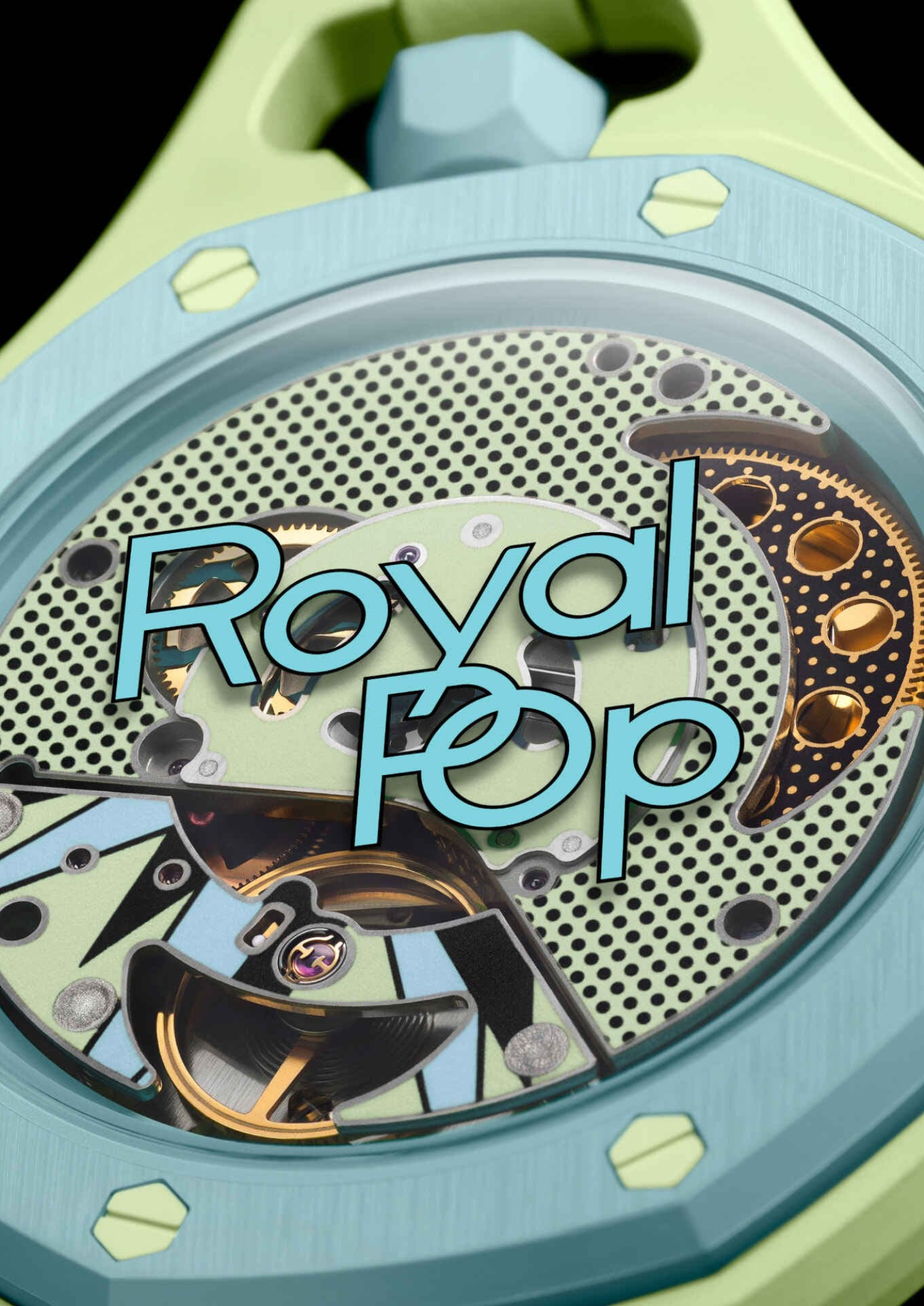 Fondello trasparente del Royal Pop BLAUE ACHT con movimento SISTEM51