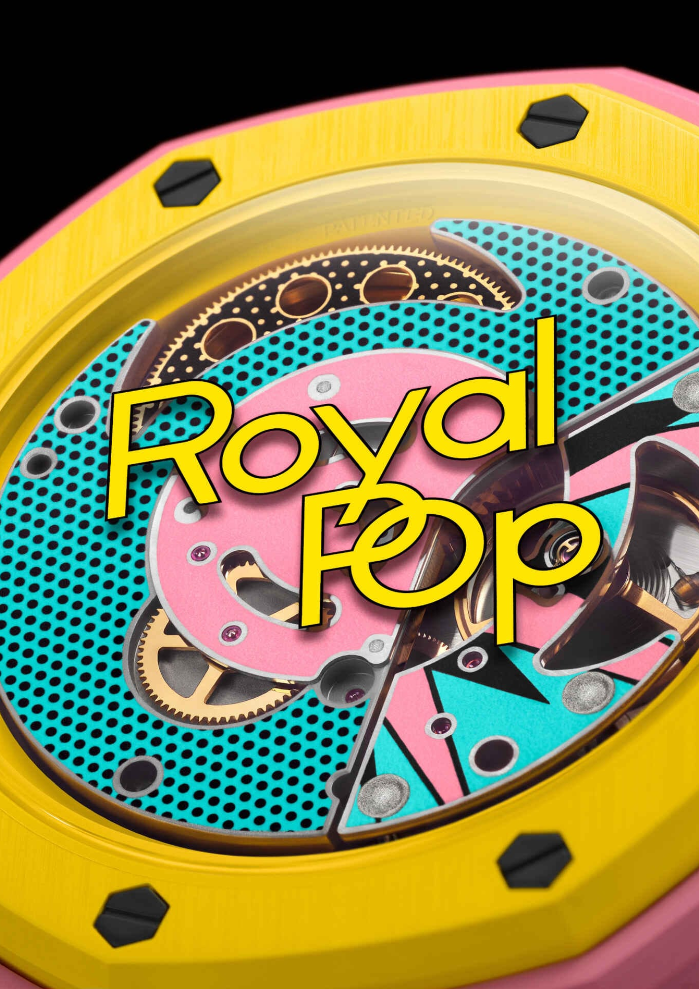 Fondello trasparente del Royal Pop OTG ROZ con movimento SISTEM51