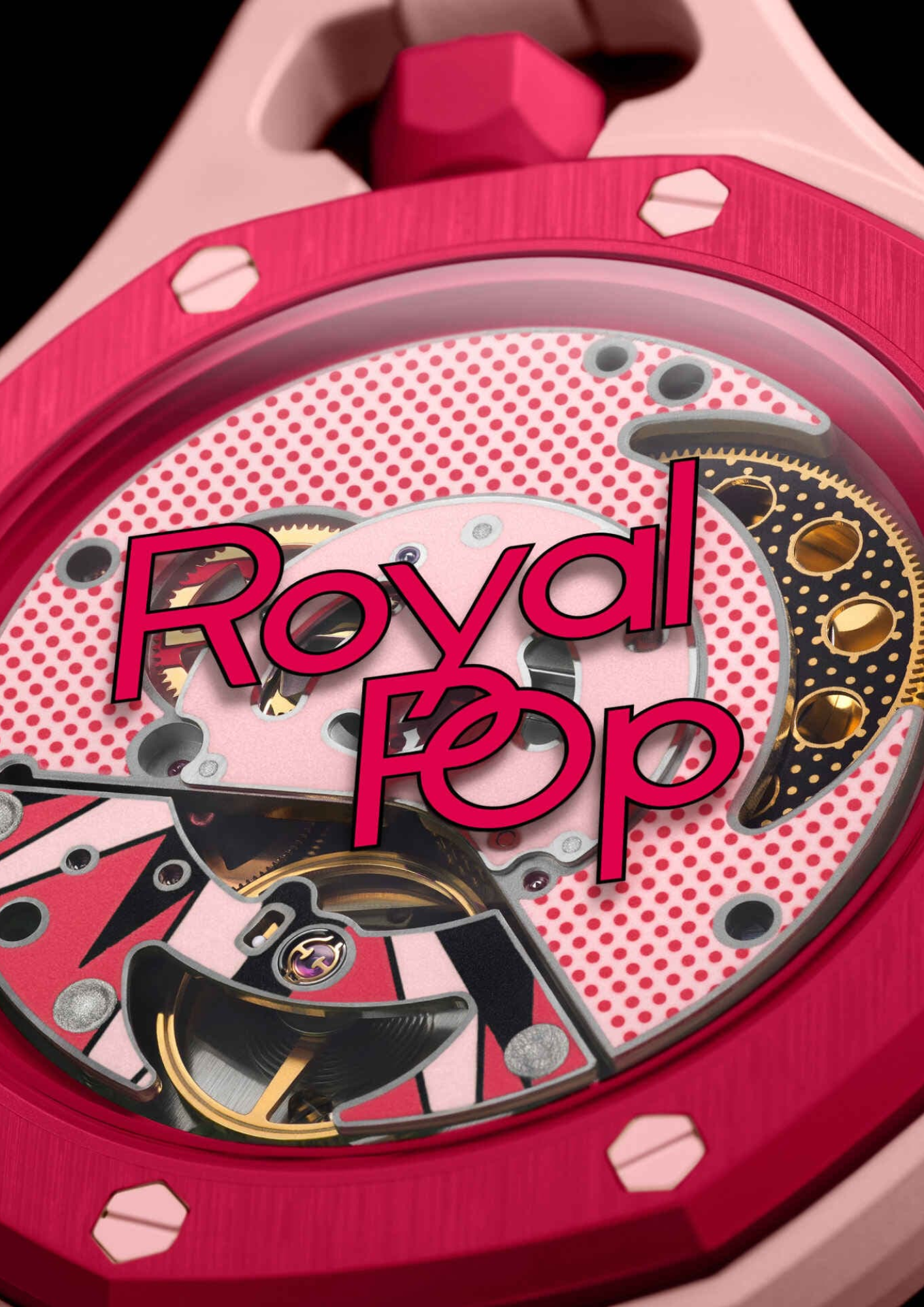 Royal Pop OTTO ROSSO fondello trasparente con movimento SISTEM51