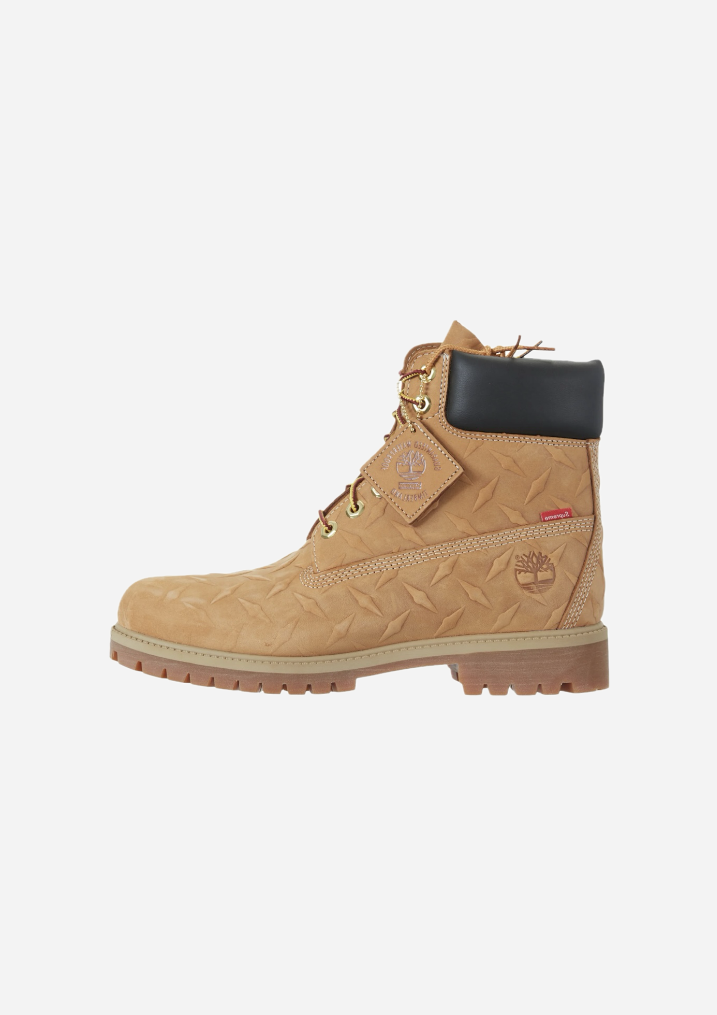 Timberland 6" Premium Waterproof Boot Supreme Diamond Plate Wheat - TB0A6DD4 231 | MilanoMarktPlace